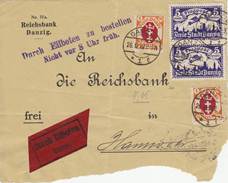 Einschreib-Brief vom 26. Oktober 1922 Porto: 12 Reichsmark