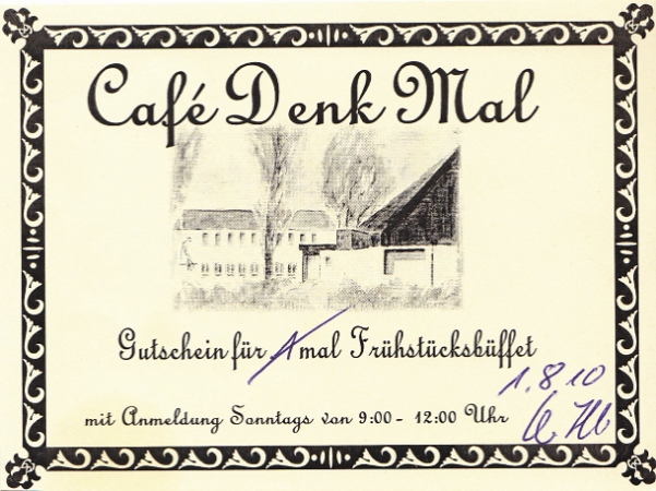 Gutschein Cafe DenkMal