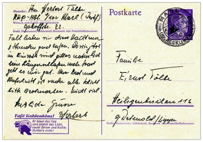 Postkarte 1935
