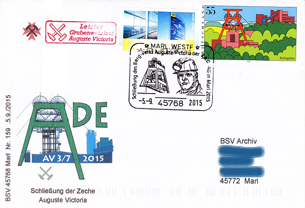 Schliessung Bergwerk Auguste Victoria